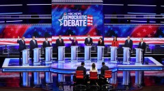 民主黨首輪競選辯論會對中強硬成共識(組圖)
