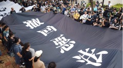 香港沙田逾11万人反送中中老年人上街挺年轻人(图)