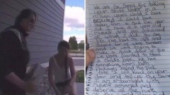 女賊偷包裹後得知是病童禮物良心發現歸還並寫道歉信(圖)