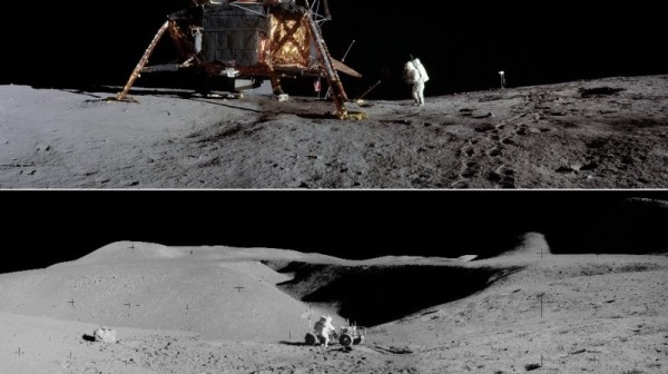 7月20日，NASA發布的一系列登月任務全景照片，紀念美國阿波羅11號登月50週年。