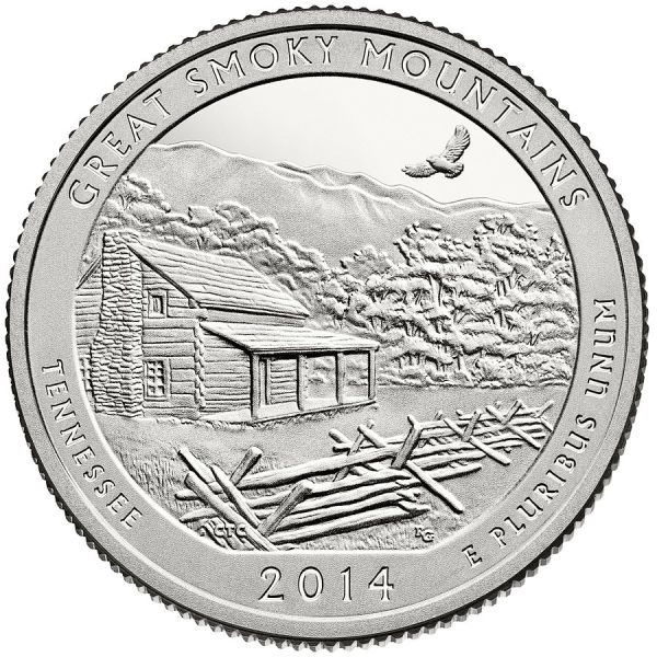 田纳西州大烟山国家公园流通纪念币