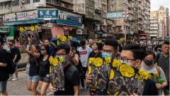 811港岛东反送中港人争诉求图辑(组图)