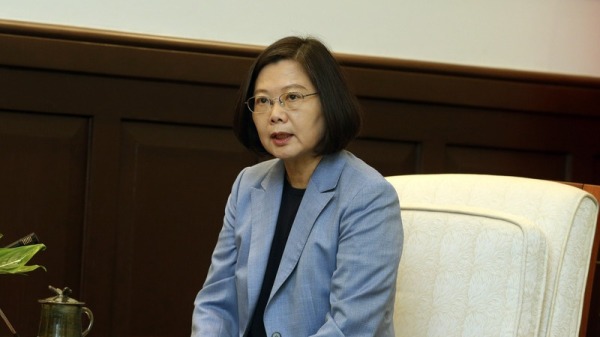 中华民国总统蔡英文表示，对于今天台湾被指控于国际社会上发动种族歧视攻击的言论，她表达强烈抗议。资料照。