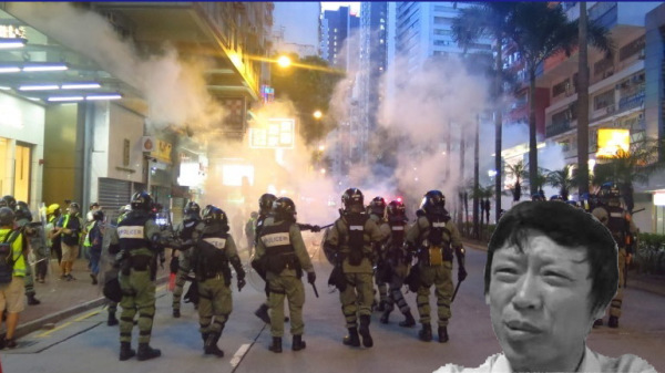 《環時》總編胡錫進駐場香港，就港人「反送中」大放厥詞引網友吐槽。