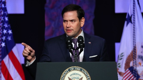 美國共和黨參議員盧比奧（Marco Rubio）將暫代參議院情報委員會主席職位。（圖片來源：Joe Raedle/Getty Images）