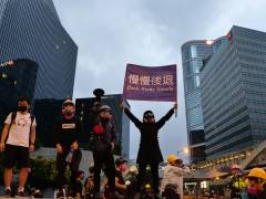 反送中前線：從文具到防毒面具感謝台灣人幫忙(组图)