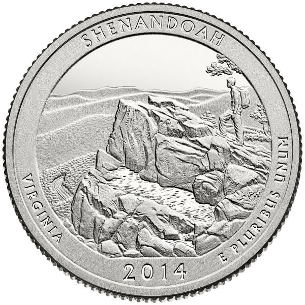 弗吉尼亚州仙纳度国家公园流通纪念币