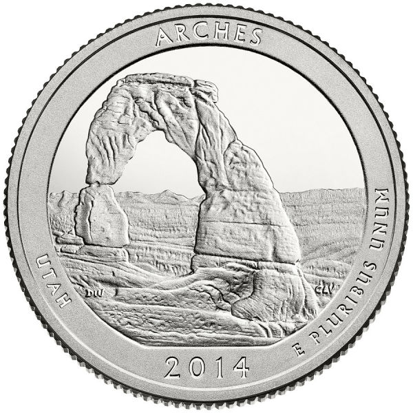 犹他州拱门国家公园流通纪念币