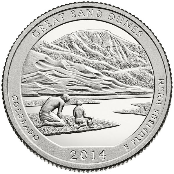 科罗拉多州大沙丘国家公园流通纪念币