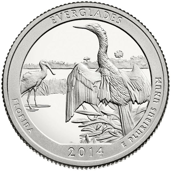 佛罗里达州大沼泽地国家公园流通纪念币