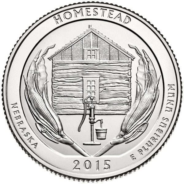 内布拉斯加州美国国家纪念碑公园流通纪念币