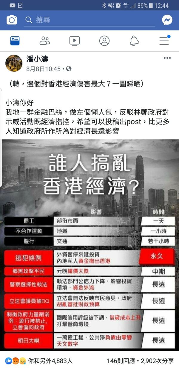 香港反送中100天经济入险境恐酿更大灾难