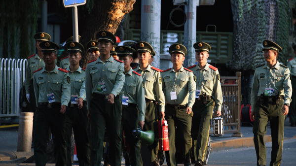 北京「十一閱兵」9月7日下午4時進行首次預演，北京陷入肅殺之氣。